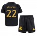 Maillot de foot Real Madrid Antonio Rudiger #22 Troisième vêtements enfant 2023-24 Manches Courtes (+ pantalon court)
